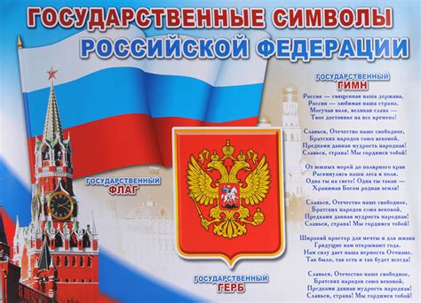 Характеристики Государственные символы Российской Федерации. Плакат ...
