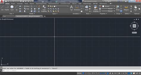 Autocad Screen Layout