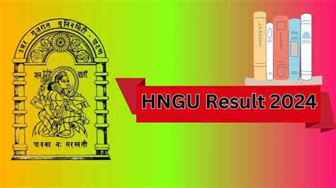 Hngu Result Announced Ngu Ac In