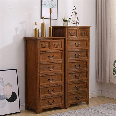 W Wooden Lingerie Chest Traditional Storage Chest With Drawers