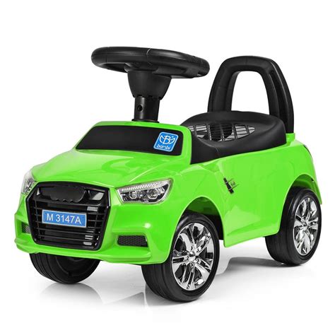 Детская Каталка Толокар для малышей Bambi Racer M 3147A-5 AUDI Зеленый ...