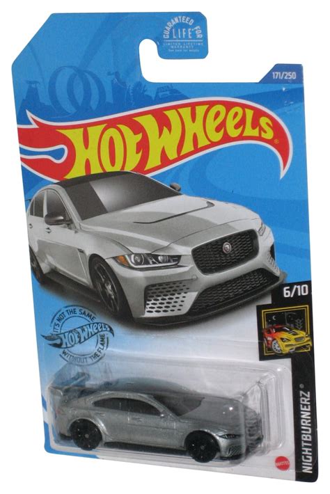 Hot Wheels Nightburnerz 610 2017 Silver Jaguar XE SV Ubuy India