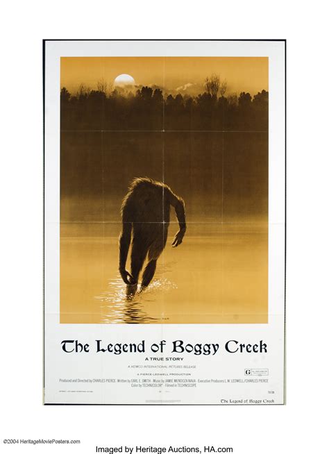 The Legend Of Boggy Creek Howco 1973 Movie Posters Thriller