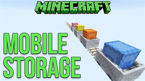 Minecraft 1.11: Mobile Shulker Box Storage System Tutorial | Minecraft ...