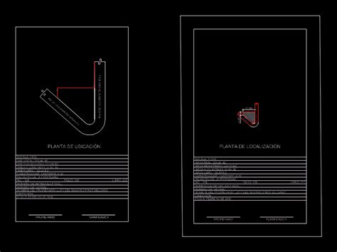 Plantas De Ubicacion Y Localizacion En Autocad Cad 34 04 Kb Bibliocad