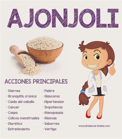 Plantas Medicinales Ajonjol