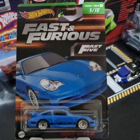 Hot Wheels Fast And Furious Porsche Gt Rs Shopee Malaysia