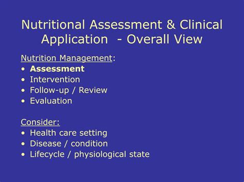 Ppt Nutritional Assessment Workshop Powerpoint Presentation Free