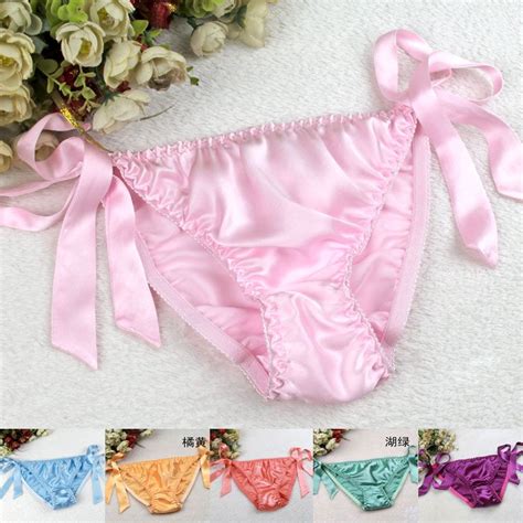 2019 Wholesale Sexy Women S Silk String Bikini Panties Plus Size From Pengfangrong 44 68