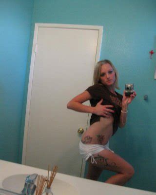Hot Blonde Coed Takes Some Selfies Of Her Nude Body In The Bathroom Porn Pictures XXX Photos