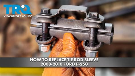 How To Replace Tie Rod Sleeve Ford F Youtube