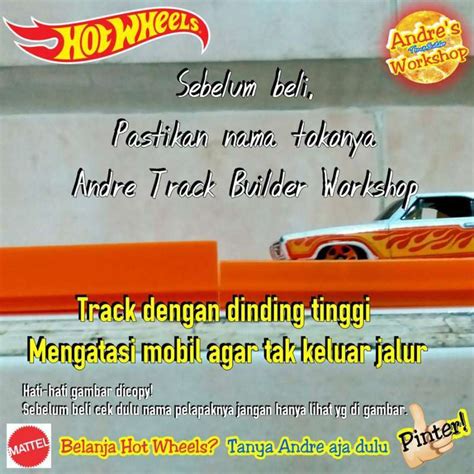 Jual Hotwheels Track Builder Track Lurus Wall Tinggi Ori Mattel Hot Wheels Di Seller Andre Track