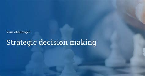 Strategic Decision Making — Global Edge
