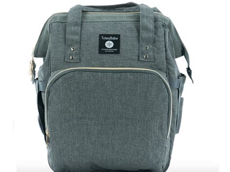 Totes Babe Totes Babe Alma Convertible Diaper Backpack Dark Grey TB 1035 GR