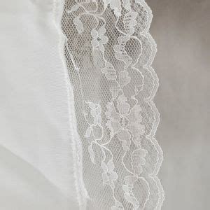 Vintage Intimates Sleepwear Vintage Slip White S S Lingerie Chemise Lace Intimate Soft