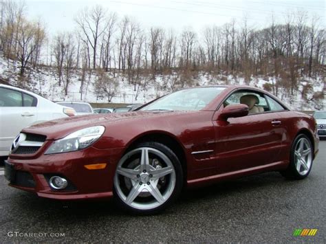 2009 Storm Red Metallic Mercedes Benz Sl 550 Roadster 43338928