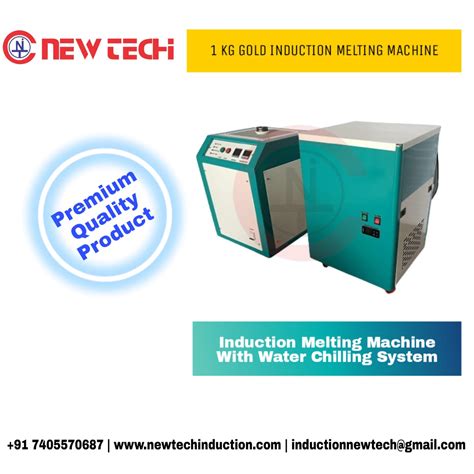 1 KG INDUCTION GOLD MELTING FURNACE MANUFACTURER I NEW TECH INDUCTION