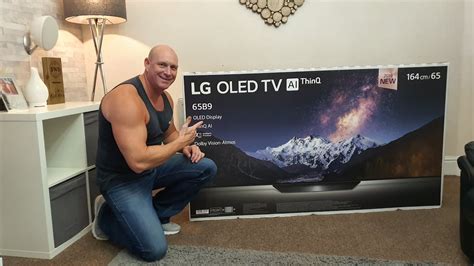 2019 65” Lg B9 Oled Unboxing Wall Mounting And Demo Youtube