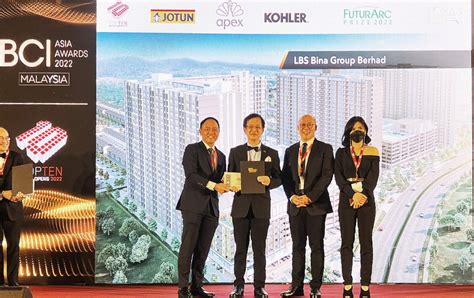 LBS Bina Group Awarded Top Ten Developers Award At BCI Asia Awards