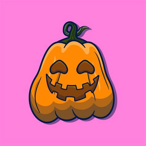 Premium Vector | Isolated cartoon halloween pumpkins