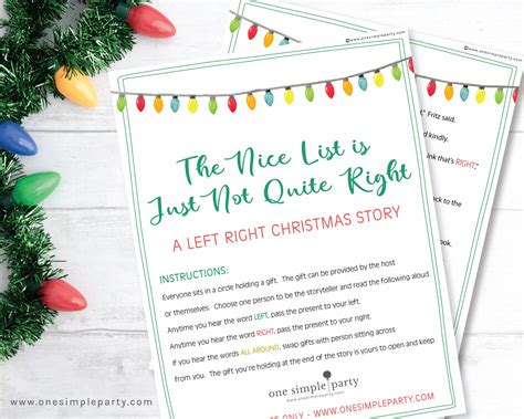 Left Right Game Story 1