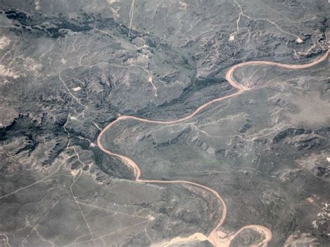 Panoramic aerial view of the Canadian River - Texas | River, Aerial ...