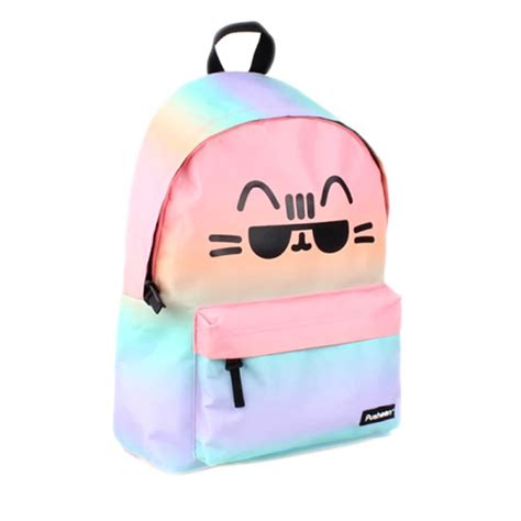 Pusheen See Ya Colourful Backpack School Bag Ebay