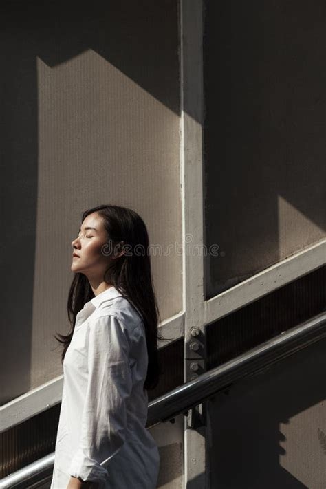 Sunlight On The Face Of Lonely Asian Gay Stock Image Image Of Chill Good 179949229