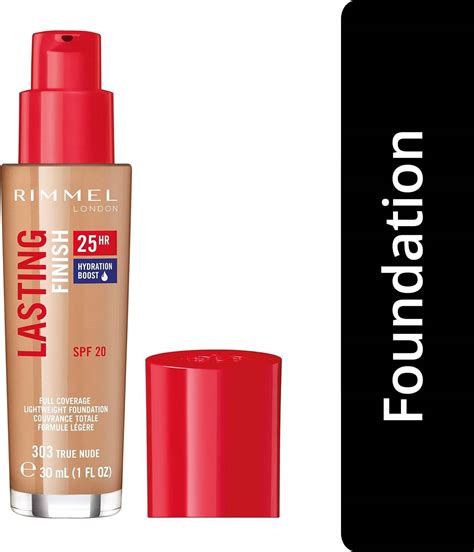 Rimmel London Lasting Finish Hour Foundation With Spf True Nude Ml Buy Best