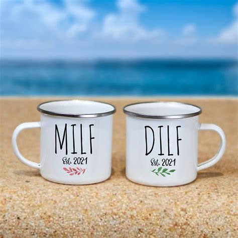 Milf And Dilf Mugs Milf Mug Push Present Expecting Parents Etsy