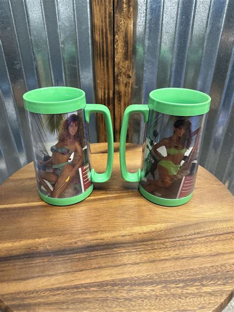 Vintage Snap On Tools Thermo Serv Mug Bikini Babe Made In Usa Set