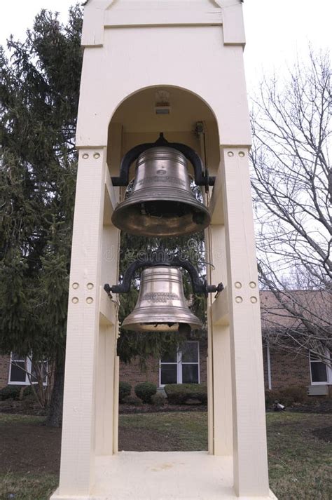 Church Bells At A Catholic Church In Largo Maryland Stock Photo