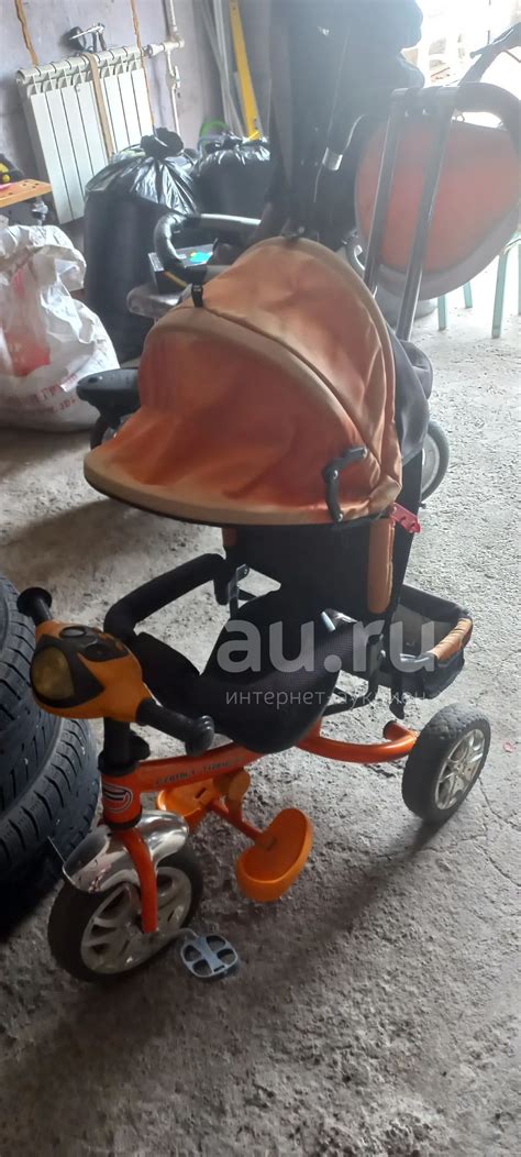 Велосипед с ручкой — купить в Красноярске. Состояние: Б/у. Коляски на ...