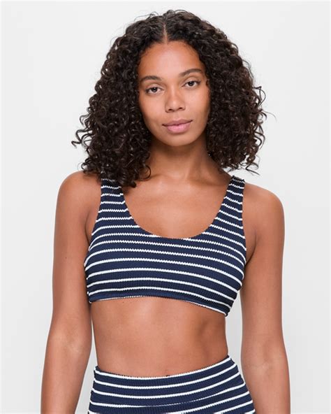 Crinkle Scoop Swim Bikini Top Target Australia