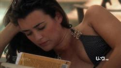 Cote De Pablo Sunbathing In Bikini NCIS S05E18 HD