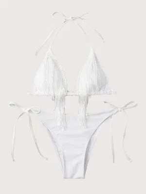 Swimwear Manufacture Wholesale Mature Women Bikini Recycled Polyester Bikini Eco Friendly Bikini