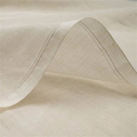 Silk Cotton Silver Color Chanderi Tissue Dyeable Fabric Plain Solids