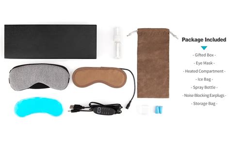 Amazon Portable Cold And Hot Usb Heated Steam Eye Mask Reusable Ice Gels For Sleeping