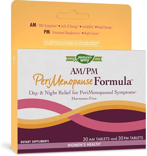 Natures Way Am Pm Perimenopause And Menstrual Cycle Symptom Support