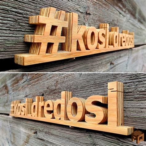 Деревянные надписи для интерьера - COLLECTION-DESIGN.RU