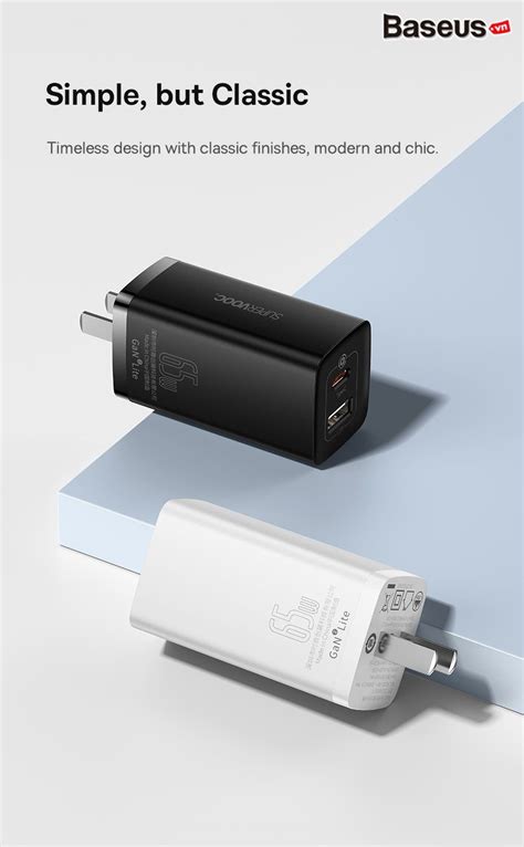 bo combo sac nhanh baseus gan pro quick charger  type cx usb
