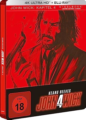 John Wick Kapitel 4 Auf 4K UHD Blu Ray Im Steelbook Vorbestellbar