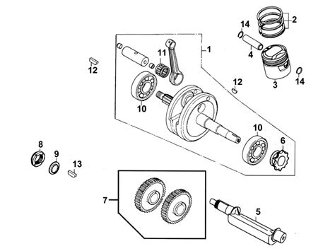 PISTON VILEBREQUIN KYMCO Moto Kymco QUANNON NAKED