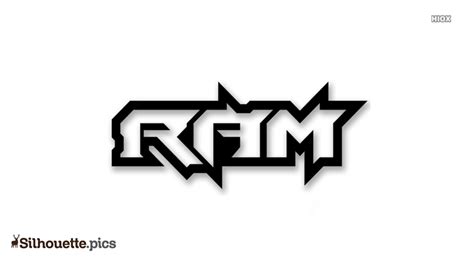 Collection Of Free Ram Vector Black And White - Dodge Ram Logo #3453195