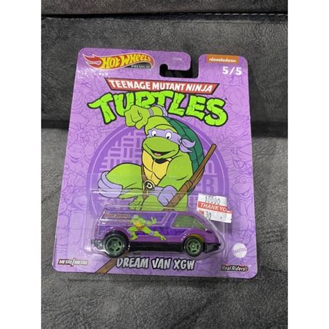 Hot Wheels Premium Dream Van Xgw Teenage Mutant Ninja Turtles Shopee Malaysia