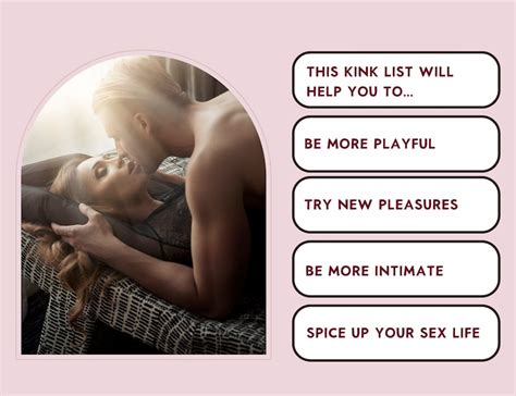 Ultimate Kink List Of Kinks And Fetishes Sex Bucket List Sex Games BDSM Sex Game Kinklist
