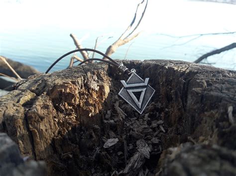 Veles Symbol Necklaceveles Slavic God Sign Jewelrygod of | Etsy