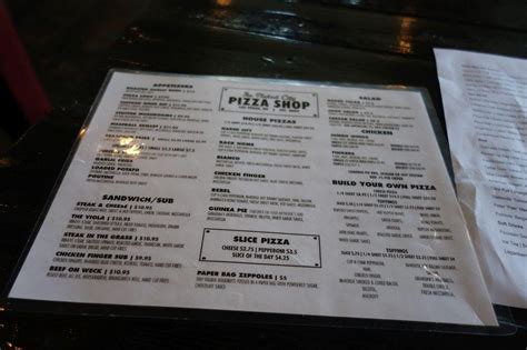 Menu At Naked City Pizza Paradise Pizzeria Las Vegas Paradise Rd