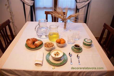 Come Apparecchiare A Colazione Decorare La Tavola