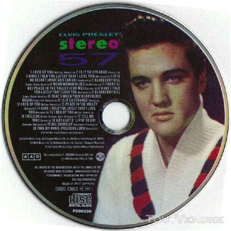 Cd Album Elvis Presley Stereo 57 Essential Elvis Vol2 Coll à Sathonay